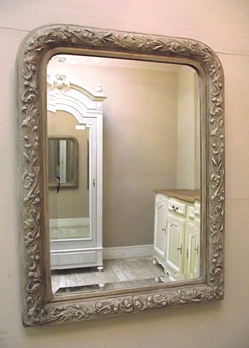 antique french louis style mirror